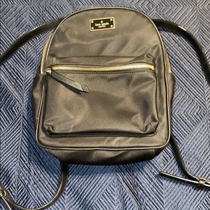 Black Kate Spade Mini Backpack